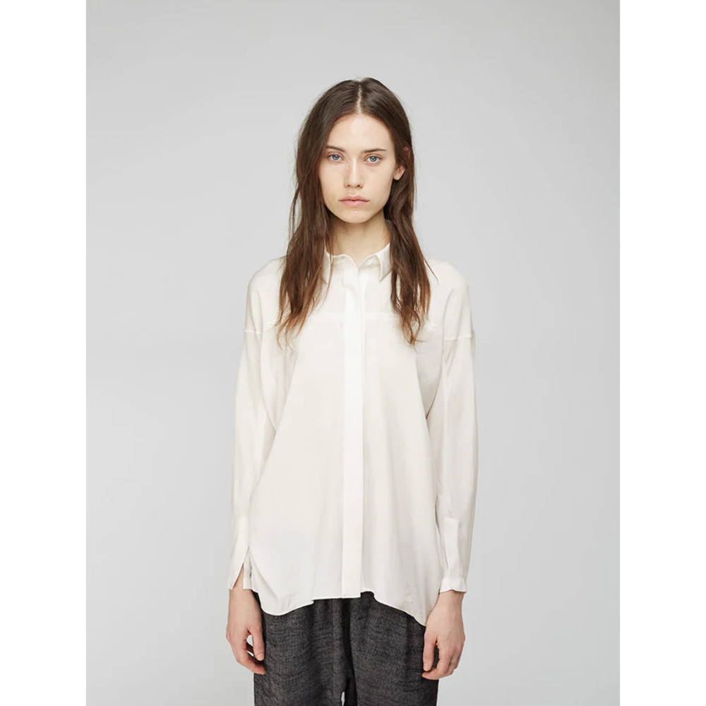 ZERO + MARIA CORNEJO NYC Manu Silk Cocoon Shirt Blouse Top Farfetch 2 S $575